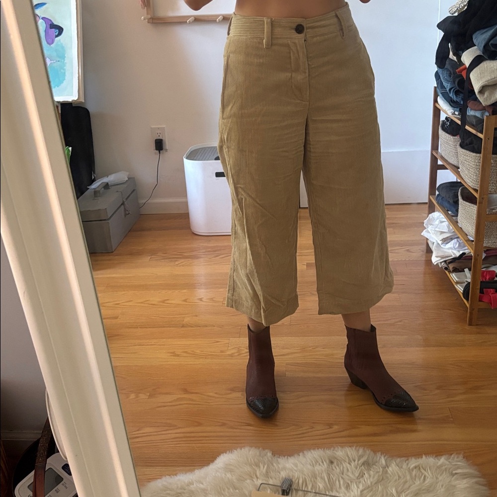 Vince corduroy culottes